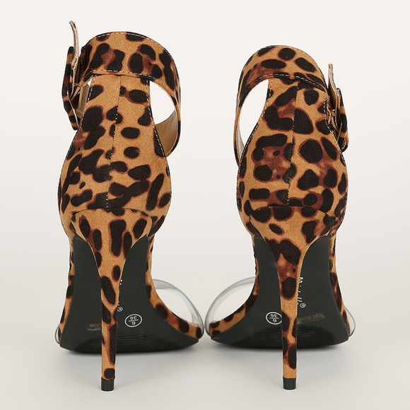 High Power Brown Leopard Heels❤️them, runs bit big - Picture 5 of 8